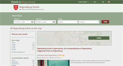 Desktop Screenshot of hotelregensburg.net